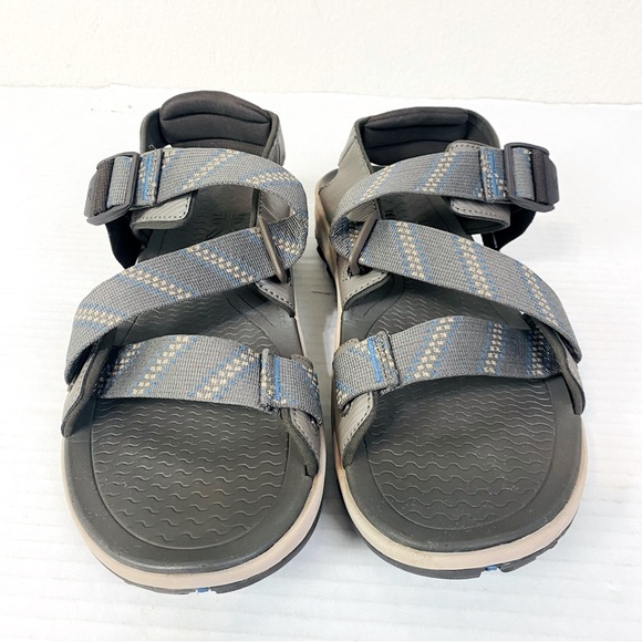 KURU Gray and Blue Men's Sandals - Picture 1 of 8